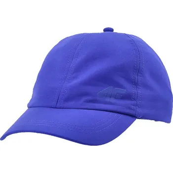 Kšiltovka Chlapecká kšiltovka 4F JUNIOR-BASEBALL CAP-4FJWSS24ACABM249-33S-BLUE Modrá 45/54 cm