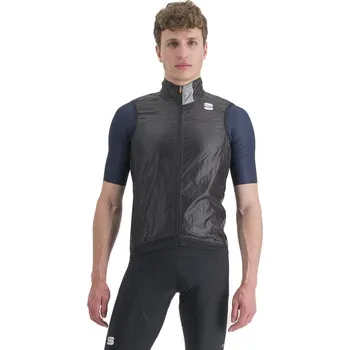 Cyklistické oblečení Pánská cyklistická vesta SPORTFUL-Hot pack easylight vest, black Černá M