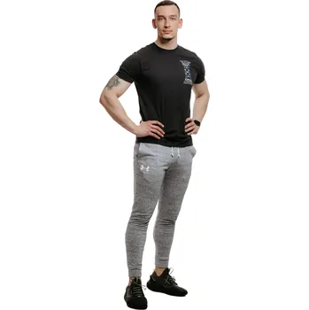 Pánské tepláky UNDER ARMOUR-UA Rival Terry Jogger-GRY Šedá M