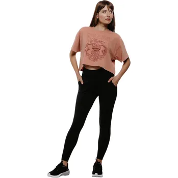 Dámské triko s krátkým rukávem UNDER ARMOUR-UA HW Dusk to Dawn Crop SS-PNK Růžová XS