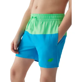 Pánské plavky Chlapecké plavky 4F JUNIOR-BOARD SHORTS-4FJWSS24UBDSM069-33S-BLUE Modrá 134/140