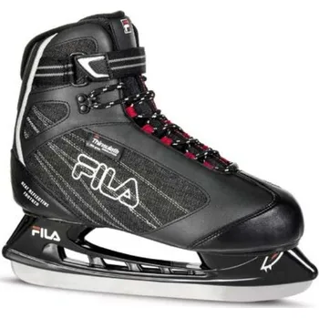 Pánské hokejové brusle FILA SKATES-JUSTIN BLACK/JEANS Černá 40,5
