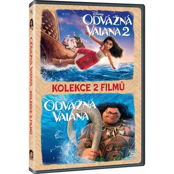 DVD film Odvážná Vaiana: 1-2 Kolekce (2016, 2024) 2DVD