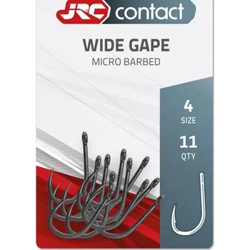 Rybářský háček JRC Háčky s protiostry, kontaktní, široké Háčky 11 ks