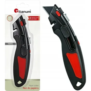 Pracovní nůž Nůž na tapety univerzální nůž s 18mm čepelí + náhradní čepele