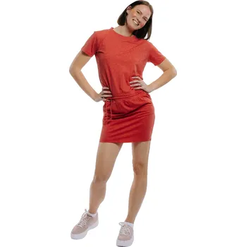 Dámské šaty Dámské šaty AUTHORITY-D-DORIA II W red melange Červená XL