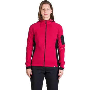 Dámská mikina Dámská turistická mikina se zipem NORTHFINDER-DARLA-577cherryblack Růžová S