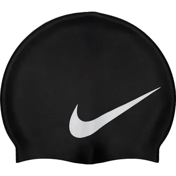Plavecká čepice NIKE SWIM-BIG SWOOSH BLACK-BLACK Černá UNI