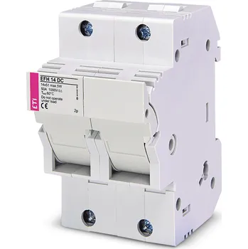Autopojistky ETI Pojistkový odpínač pro C pojistky ETI 002560203 EFH 14DC 2P 1000V