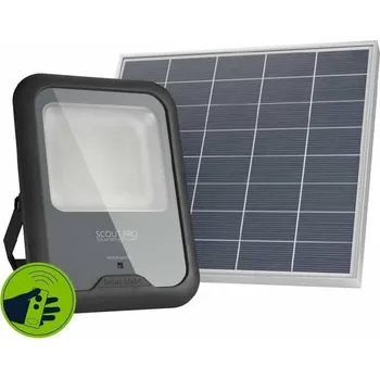 SolarCentre Solární senzorový reflektor s dálkovým ovládáním SolarCentre Scout Pro - černá edice