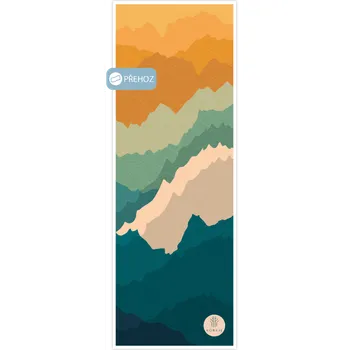 JOY protiskluzový přehoz na cvičení se silikonovými body (ručník na jógu)