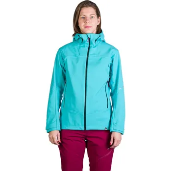Dámská turistická softshellová bunda NORTHFINDER-TINA-396lightblue Modrá M