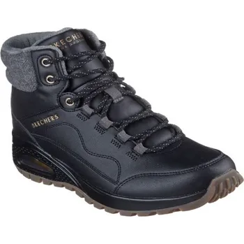 Dámská zimní obuv Dámské kotníkové zimní boty SKECHERS-Uno Rugged black/black Černá 41