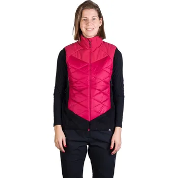 Dámská turistická vesta NORTHFINDER-MARIANNE-577cherryblack Růžová M