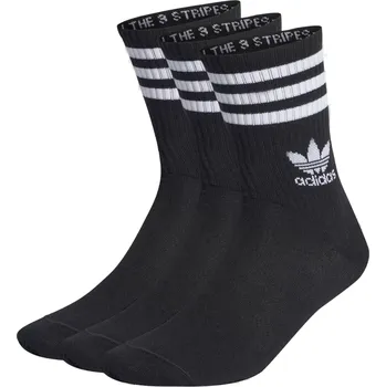 Pánské ponožky Ponožky ADIDAS ORIGINALS-3 PACK-CREW SOCK-BLACK Černá 43/45
