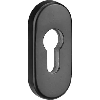 Dveřní kování Dieckmann Rozeta oválná PZ 811 / 9 mm – černá F14