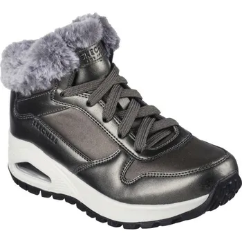 Pánská zimní obuv Dámské kotníkové zimní boty SKECHERS-Uno Rugged Cool Nova gunmetal Šedá 39