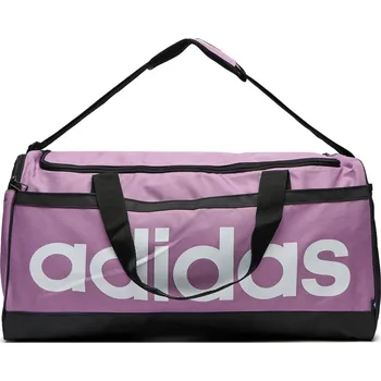 Spona na peníze Cestovní taška ADIDAS-LINEAR DUFFEL M PREPUR/WHITE Fialová 39 L