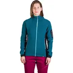 Dámská turistická mikina se zipem NORTHFINDER-DARLA-630inkblueblack Modrá S