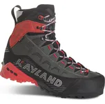 Pánská vysoká turistická obuv KAYLAND-Stellar Nubuck Gtx, Grey/Red Šedá 41