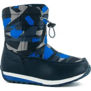 Pánská zimní obuv Chlapecké vysoké zimní boty WOJTYLKO-Dinton navy Modrá 30