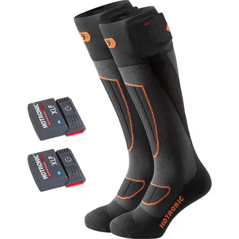 Pánské termoprádlo Vyhřívané podkolenky (ponožky) set s baterií HOTRONIC-SET 1 pair Heat socks XLP 1P + 1 pair Bluetooth Surround Comfort Mix 45/48