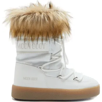 Pánská zimní obuv Dámské kotníkové zimní boty MOON BOOT-LTRACK MONACO LOW WP, 002 white Bílá 41