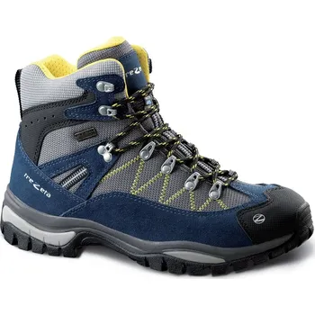 Pánská treková obuv Pánská vysoká turistická obuv TREZETA-ADVENTURE WP BLUE-YELLOW Modrá 42