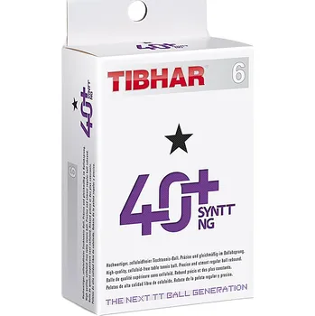 Pingpongový míček Stolní tenisové míčky TIBHAR-Balls 40+ SynTT NG 6 pack Bílá
