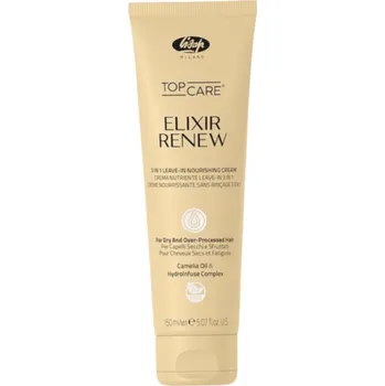 Vlasová regenerace Lisap Top Care Elixir Renew 3 in 1 Leave in Nourishing Cream - výživný krém 3v1, 150 ml