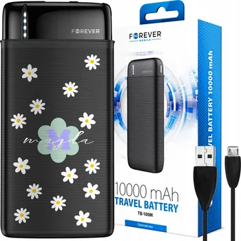 Obraz Personalizovaný potisk / grafika na powerbanku - vzor s jménem (pouze potisk)