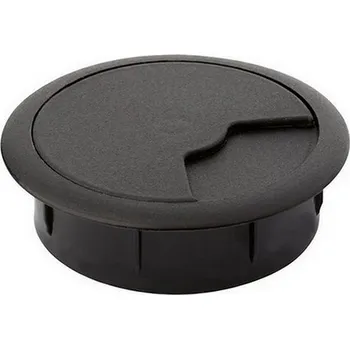 Organizér kabelů Kabelová průchodka pro stoly Creator - kruh, černá