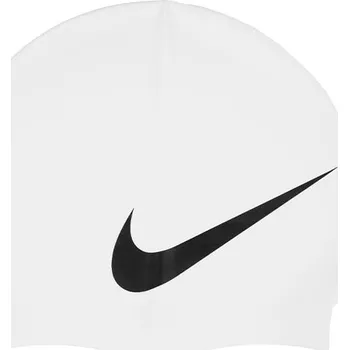 Plavecká čepice Plavecká čepice NIKE SWIM-BIG SWOOSH WHITE-WHITE Bílá UNI