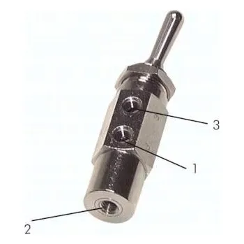 Ventil Ruční 3/2-cestný ventil s pákou M5