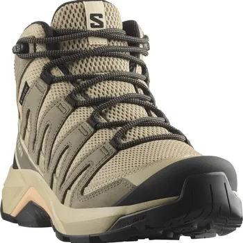 Pánská treková obuv Salomon X-Adventure Recon Mid GTX W L47815200 - desert tan/falcon/tender peach 39 1/3