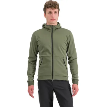 Cyklistická bunda Pánská cyklistická bunda s kapucí SPORTFUL-Metro softshell, beetle Mix XL