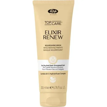 Vlasová regenerace Lisap Milano Top Care Elixir Renew Nourishing Mask - maska ​​pro suché a poškozené vlasy 200 ml