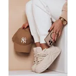 Dámské béžové tenisky na platformě LALANDRA ZY0684 Velikost: 38