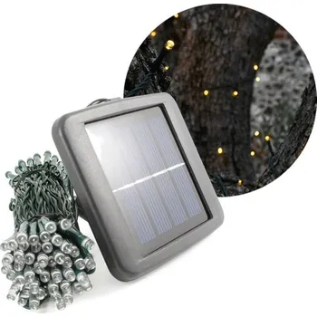Venkovní osvětlení SolarCentre Solární LED řetěz SolarCentre Elan SS9946 200 LED 20m teplá bílá