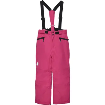 Snowboardové kalhoty Dívčí lyžařské kalhoty COLOR KIDS-Ski Pants - W. Pockets, fuchsia purple Růžová 152