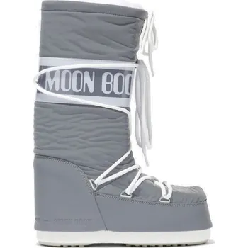 Dámské holínky Dívčí vysoké zimní boty MOON BOOT-ICON REFLEX, 001 silver Stříbrná 23/26