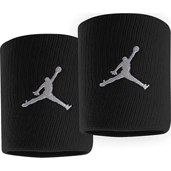 Tachometr Potítka NIKE-JORDAN WRISTBAND BK/WH Černá