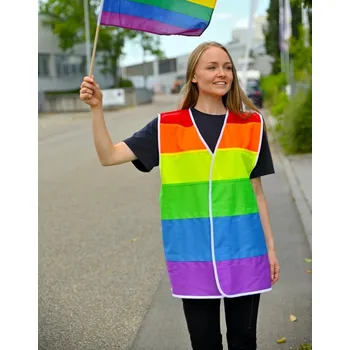 Pánská mikina Korntex - Bezpečnostní vesta NAT-PRIDE (National Flag Vest "Pride" 436.13)