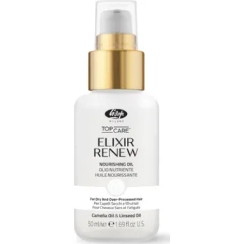 Vlasová regenerace Lisap Top Care Elixir Renew Nourishing Oil - výživný olej pro suché a poškozené vlasy, 50 ml