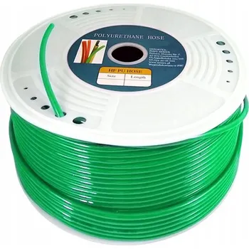 Příslušenství ke kompresoru Pneumatická hadice Polyuretanová Zelená 6/4