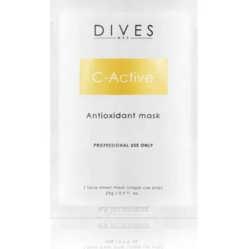 Pleťová maska DIVES MED C-ACTIVE ANTIOXIDANT MASK ANTIOXIDAČNÍ MASKA V PLÁTKU 1 ks
