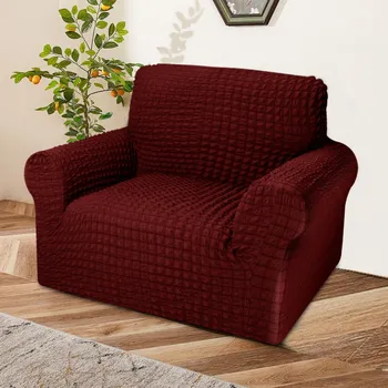 Napínací potah BestBerg Bielastický potah na křeslo 66-96 cm