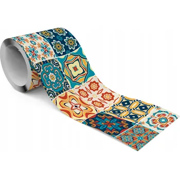 Fototapeta Dekorativní Bordura Bordura do Kuchyně Tradiční MOZAIKA Marocká Retro