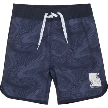 Chlapecké plavky Chlapecké plavky COLOR KIDS-Swim Long Shorts, AOP, vintage indigo Modrá 140