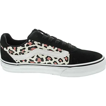 Dámská obuv Dámská vycházková obuv VANS-WM Ward Deluxe (Leopard) rosette/white Černá 36,5